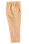Minikin_Beige Silk, Taffeta Jacket Set _Online_at_Aza_Fashions