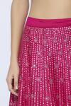 Samatvam by Anjali Bhaskar_Pink Dupion Silk Embellished Skirt Set_at_Aza_Fashions