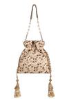 Buy_Fuchsia by aashaka mehta_Beige Embroidered Silk Potli Bag_Online_at_Aza_Fashions