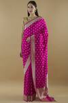 Buy Ohfab Pink Silk Saree at Aza Fashions Buy_Ohfab_Pink Silk Saree_at_Aza_Fashions