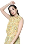 Buy_Swatee Singh_Yellow Silk Crepe Round Printed Jumpsuit _Online_at_Aza_Fashions