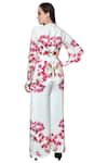 Shop_Swatee Singh_White Silk Crepe Round Printed Jumpsuit _at_Aza_Fashions