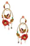 Shop_Brashbug_Multi Color Stone Dangler Earrings_at_Aza_Fashions