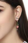 Buy_Brashbug_Multi Color Stone Dangler Earrings_at_Aza_Fashions