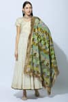 Buy_Priyanka Raajiv_Off White Silk Round Anarkali With Dupatta_Online_at_Aza_Fashions