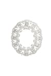 Nayirah_Silver Plated Crystals Hoops_Online_at_Aza_Fashions