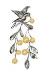 Nayirah_Gold Plated Carved Earrings_Online_at_Aza_Fashions
