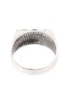Buy_Sangeeta Boochra_Silver Plated Metal Carved Ring_Online_at_Aza_Fashions