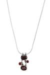 Sangeeta Boochra_Silver Plated Stones Pendant Necklace_Online_at_Aza_Fashions