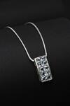 Buy_Sangeeta Boochra_Silver Plated Stone, Metal Pendant Necklace_Online_at_Aza_Fashions