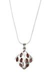 Sangeeta Boochra_Silver Plated Stone, Metal Pendant Necklace_Online_at_Aza_Fashions