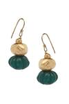 Buy_Sangeeta Boochra_Gold Plated Stone, Metal Drop Earrings_at_Aza_Fashions