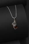 Buy_Sangeeta Boochra_Silver Plated Stone, Metal Pendant Necklace_Online_at_Aza_Fashions