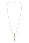 Buy_Sangeeta Boochra_Silver Plated Stone Pendant Necklace_at_Aza_Fashions
