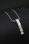 Buy_Sangeeta Boochra_Silver Plated Stone Pendant Necklace_Online_at_Aza_Fashions