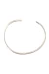 Sangeeta Boochra_Silver Plated Adjustable Cuff _Online_at_Aza_Fashions