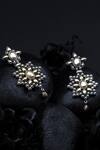 Buy_Sangeeta Boochra_Silver Plated Metal Carved Dangler Earrings _Online_at_Aza_Fashions