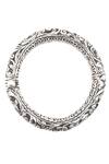 Sangeeta Boochra_Silver Plated Carved Bangle _Online_at_Aza_Fashions