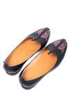 Buy_Waraq_Black Printed Juttis _at_Aza_Fashions