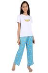Buy_Nigh Nigh_Blue Cotton Printed Night Suit Set _at_Aza_Fashions