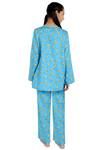 Shop_Nigh Nigh_Blue Cotton Printed Pyjama Set _at_Aza_Fashions