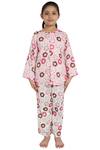 Buy_Nigh Nigh_Pink Cotton Printed Pyjama Set _at_Aza_Fashions