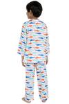 Shop_Nigh Nigh_Blue Cotton Printed Pyjama Set _at_Aza_Fashions