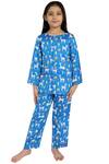 Buy_Nigh Nigh_Blue Cotton Printed Pyjama Set _at_Aza_Fashions