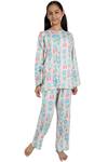 Buy_Nigh Nigh_Pink Cotton Printed Pyjama Set _at_Aza_Fashions