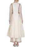Shop_Priyanka Jain_White Chanderi Anarkali Palazzo Set_at_Aza_Fashions