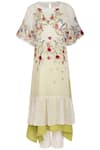 Priyanka Jain_White Chanderi Kurta Set_Online_at_Aza_Fashions