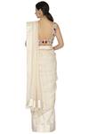 Shop_Priyanka Jain_White Embroidered Saree With Blouse _at_Aza_Fashions