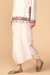 Buy_Tarun Tahiliani_White Pure Silk Dhoti Pant _Online_at_Aza_Fashions