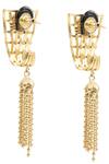 Auraa Trends_Gold Plated Crystals Earrings_Online_at_Aza_Fashions