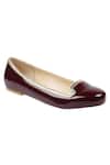 Buy_Oceedee_Maroon Embroidered Ballerinas_at_Aza_Fashions