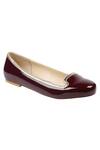 Shop_Oceedee_Maroon Embroidered Ballerinas_at_Aza_Fashions