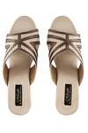 Shop_Miraki_Beige Embroidery Wedges _at_Aza_Fashions