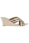 Buy_Miraki_Beige Embroidery Wedges _Online_at_Aza_Fashions