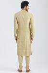 Shop_Rar Studio_Beige Handloom Chanderi Kurta _at_Aza_Fashions