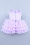 Shop_Miakki_Purple Satin Ruffle Dress  _at_Aza_Fashions