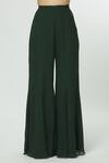 Shop_Mishru_Green Organza Embellished Top With Pants_Online_at_Aza_Fashions