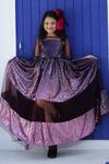 Buy_Janyas Closet_Purple Ombre Sequin Dress _at_Aza_Fashions