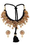 Shop_joules by radhika_Antique Choker Jewellery Set_at_Aza_Fashions
