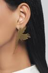Buy_Tachi_Gold Plated Metal The Vaya Earrings_at_Aza_Fashions