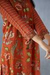 Buy Torani Orange Cotton Silk Printed Kurta Online at Aza Fashions Buy_Torani_Orange Cotton Silk Printed Kurta_Online_at_Aza_Fashions