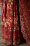 Buy_Torani_Red Handwoven Chanderi Saree_Online_at_Aza_Fashions