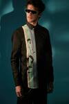 Sahil Aneja_Black Cotton Bicycle Print Shirt_Online_at_Aza_Fashions