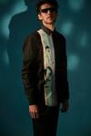 Buy_Sahil Aneja_Black Cotton Bicycle Print Shirt_Online_at_Aza_Fashions