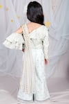 Shop_Kirti Agarwal - Pret N Couture_Green Brocade, Net, Silk Embroidery, Sequins Embellished Palazzo Set  _at_Aza_Fashions