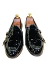 Shop_Artimen_Black Plain Double Monk Shoes  _at_Aza_Fashions